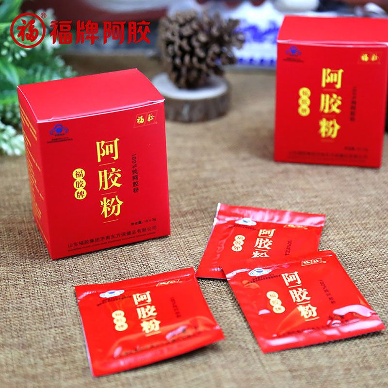 福牌阿胶粉180g山东东阿镇阿胶速溶粉3g*60袋阿胶打粉原阿胶粉
