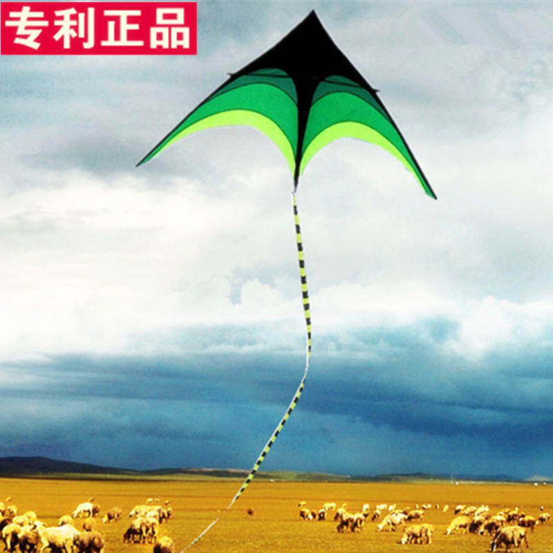潍坊风筝大原风筝大型三角风筝微风易飞儿童风筝线轮初学者创意 三维工匠 2.0米风筝+30米飘尾高清大图