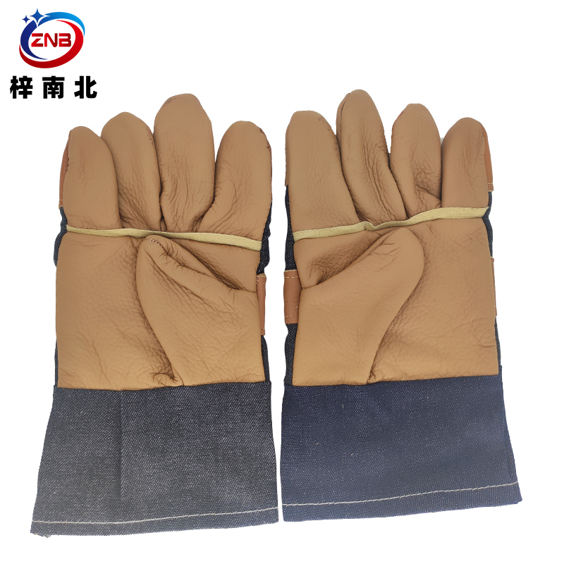 梓南北 短款电焊手套半皮手套 ZN/S32 双高清大图