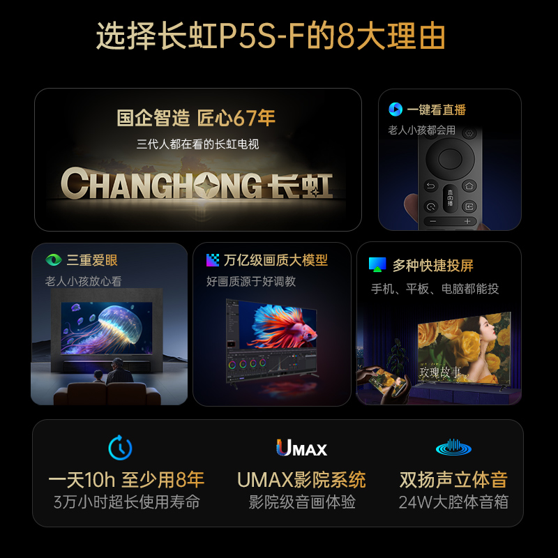 长虹电视50P5S-F高清大图