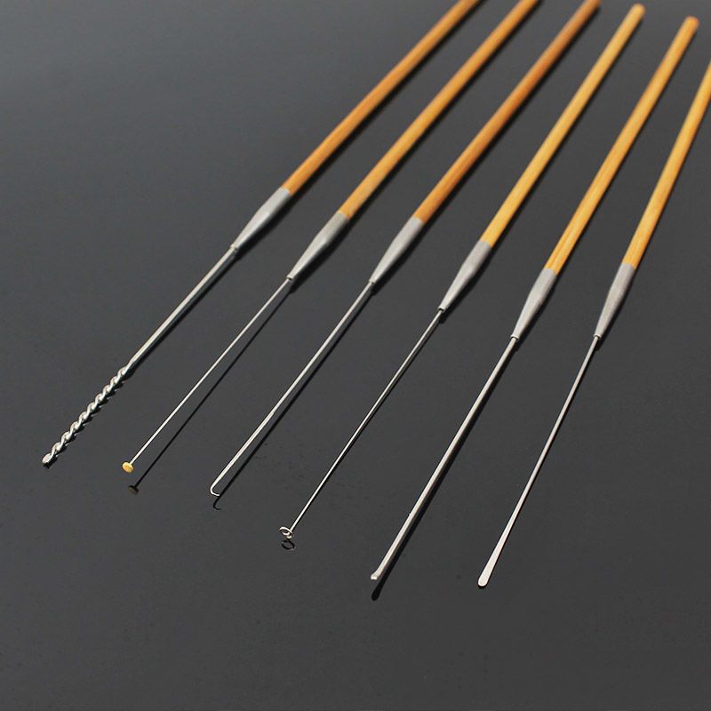 老竹柄采耳工具耳勺耳铲耳起耳钩耵聍钩耳环耳圈蘑菇头卷棉棒掏耳老竹