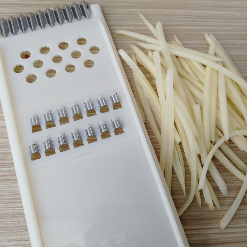 牌切菜器风驰洋芋擦器擦凤驰刨器家用插器厨房切丝器敬平切丝器B凤驰3mm中方+护手赠备用刀片