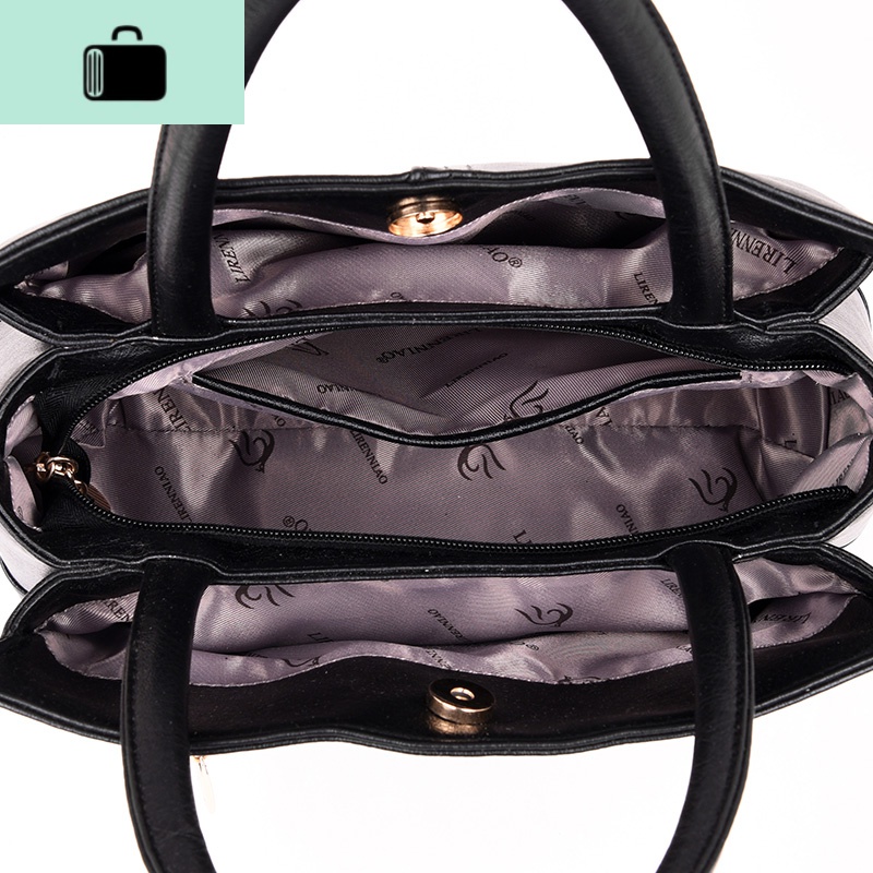 大容量包包女2020新款百搭斜挎大包简约软皮女士单肩妈妈手提包潮NEWLAKE高清大图