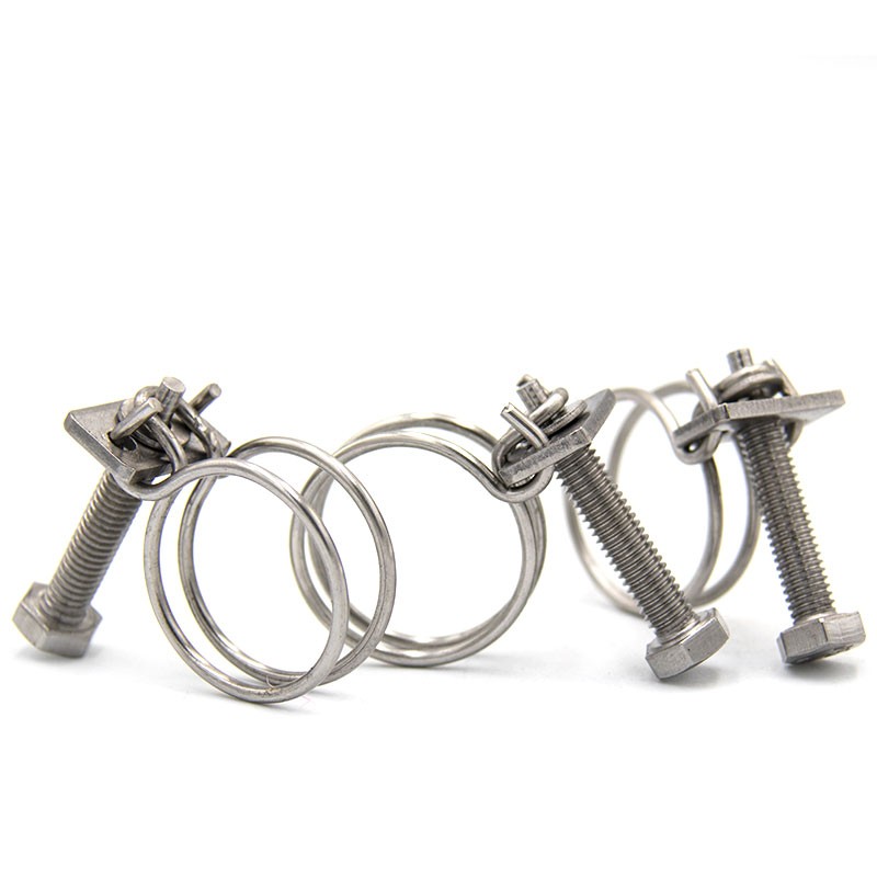 冰禹 双钢丝卡箍 BY-526 304不锈钢 65-70*3.0mm 15个 1包高清大图