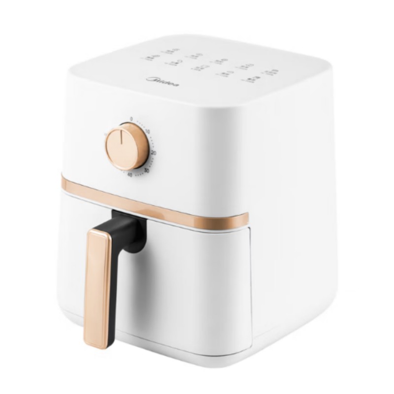 美的(Midea)空气炸锅家用4.2L大容量旋钮操作KZE401X9