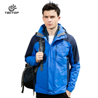 探拓(Tectop)户外冲锋衣秋冬情侣西藏保暖三合一两件套登山服JW7709