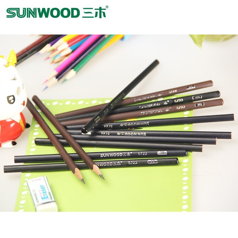 三木(SUNWOOD)2B 12支/盒 铅笔 5722 (单位:盒)