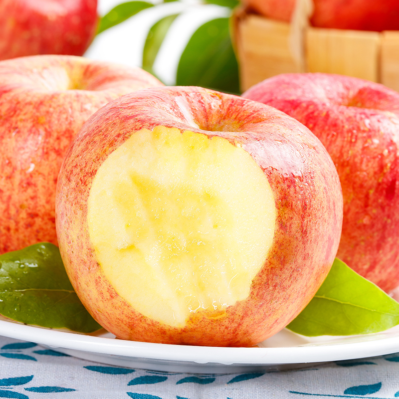 王掌柜陕西洛川红富士9斤85-90mm+正宗洛川苹果超大果脆甜苹果新鲜水果整箱高清大图