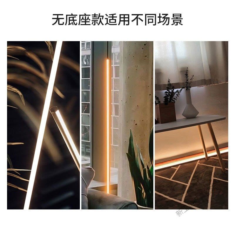 苏宁放心购 落地灯ins风现代简约卧室客厅个性极简创意氛围灯立式床头落地灯图片