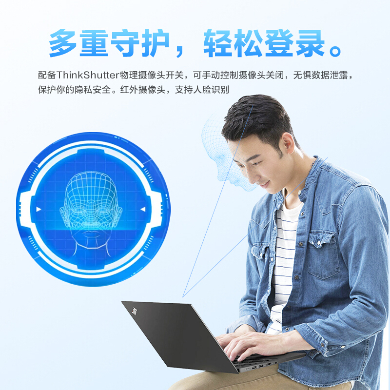 联想ThinkPad X13 商用笔记本电脑 i5-1135G7/16G/1T/集显/14英寸