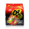 不倒翁 火热拉面五连包120g*5袋 韩国进口