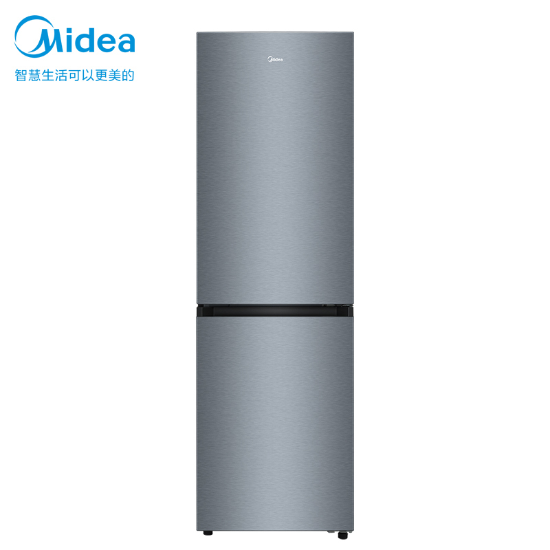 美的(Midea)272 升家用双门冰箱风冷无霜大冷冻空间节能安静BCD-272WM(E) 炫晶灰