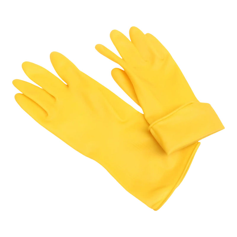 永满铁运 橡胶手套 乳胶手套 长袖M 双高清大图