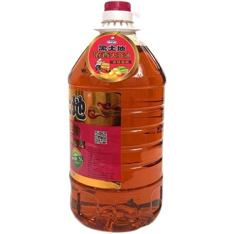 黑土地浓香大豆油三级大豆油5l食用油营养全国整桶