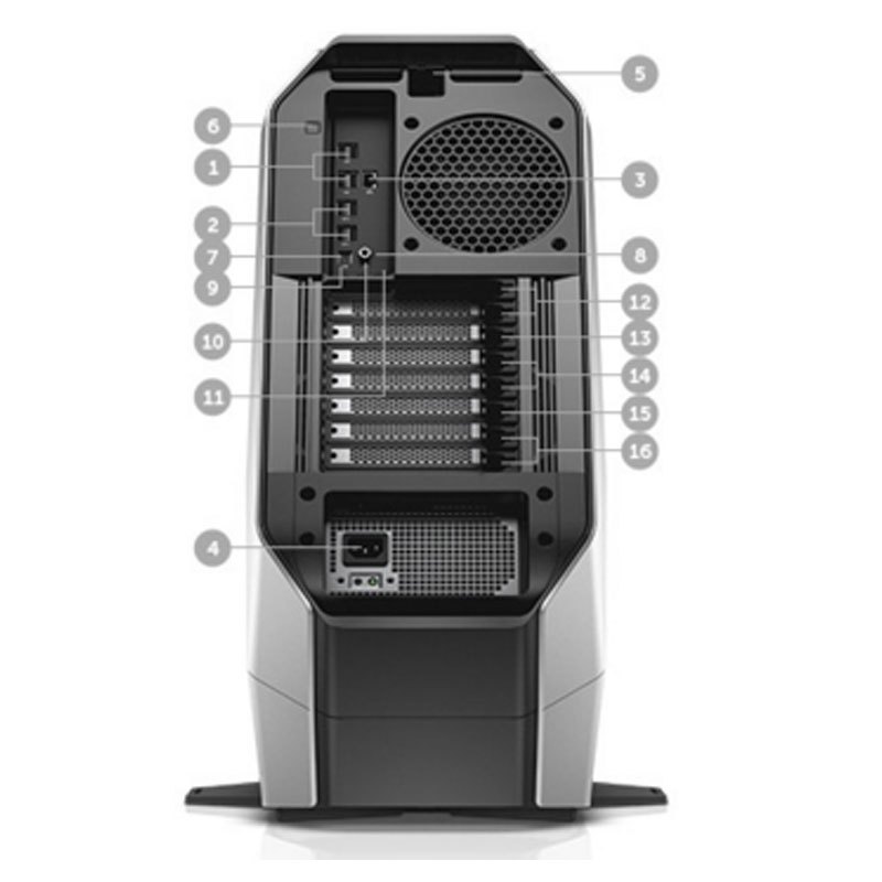 外星人(Alienware)ALWA51R-5738S水冷吃鸡游戏台式电脑主机(i7 16G 256G+2T)