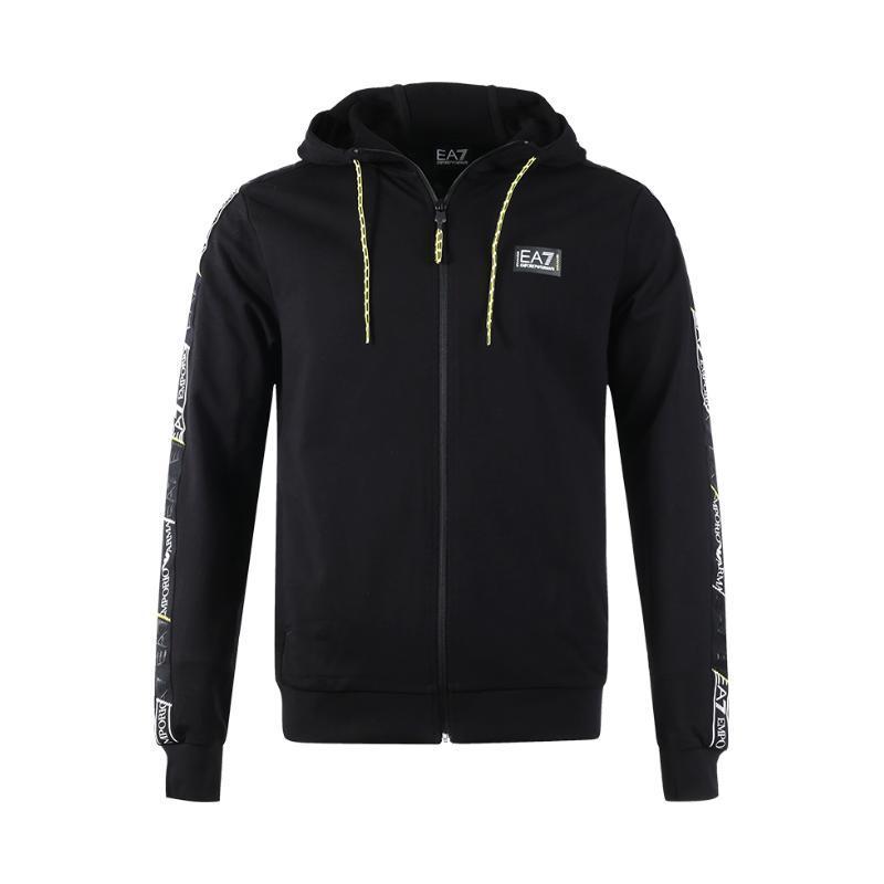 阿玛尼emporioarmaniea7春秋款男士棉质连帽拉链卫衣开衫运动衫外套3