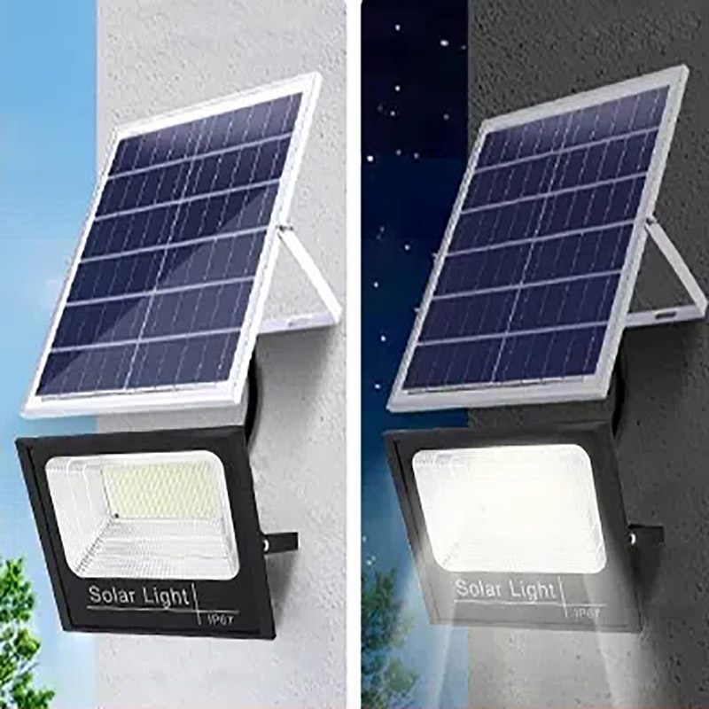 亮思能-太阳能投光灯 户外防水路灯 庭院照明灯 LSN-YFTD/个(45W)高清大图