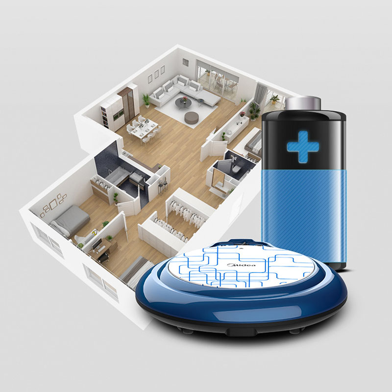 美的(Midea) 扫地机器人除尘净化机扫吸二合一 R1TCN高清大图