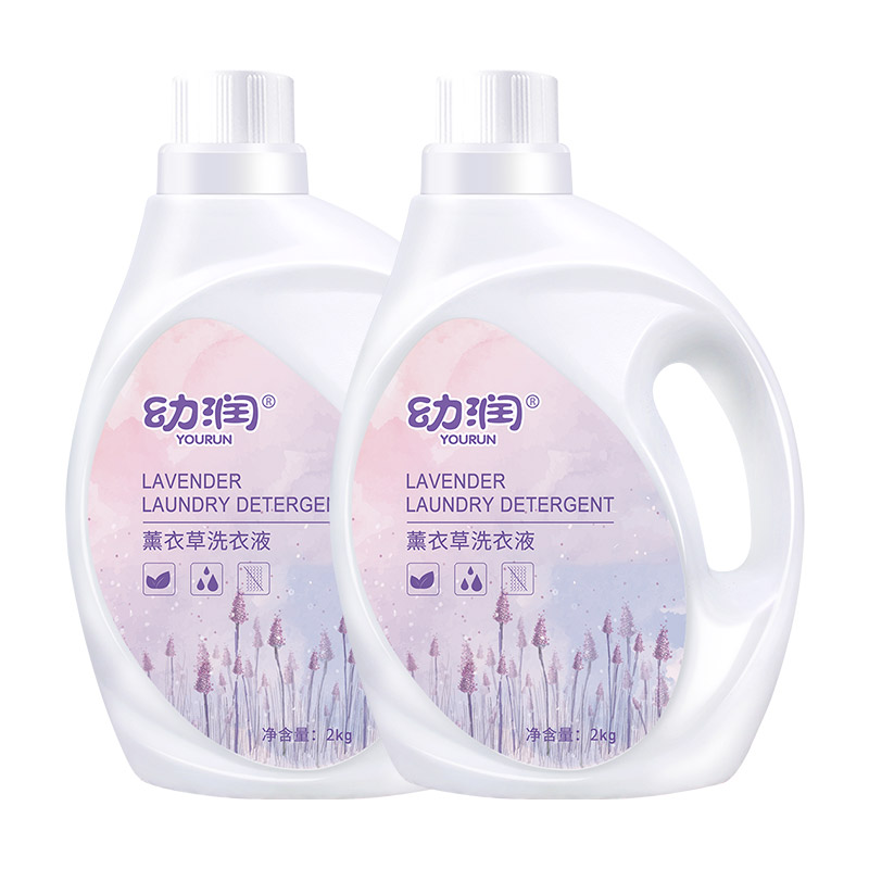 幼润薰衣草洗衣液2kg装高清大图