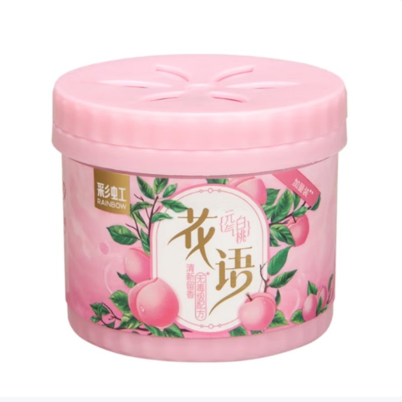 彩虹(RAINBOW) 固体清香剂-元气白桃(5盒装)R6301Z-5