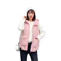 追记 2020棉服女轻薄宽松无袖背心马夹外套网红直播