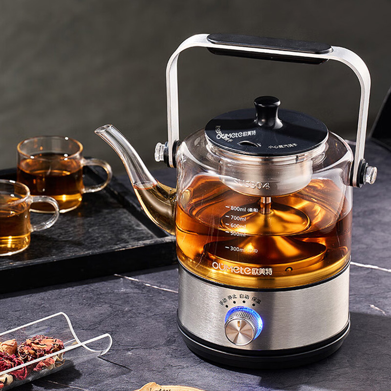 欧美特煮茶器0.8L煮茶壶养生壶电水壶OMT-PC0805A高清大图
