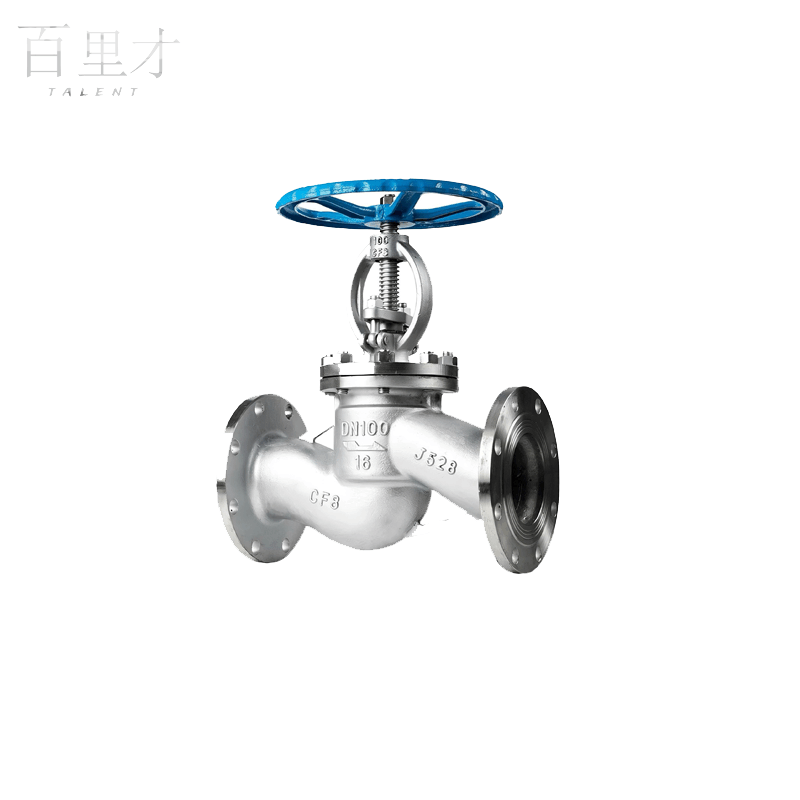 百里才 不锈钢法兰截止阀J41W-16P DN25 个图片