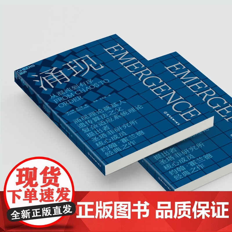 涌现 从混沌到有序,涌现理论奠基人、遗传算法大师约翰·霍兰德作 复杂科学领域 人文社科科普读物科学理论图书湛庐文化高清大图