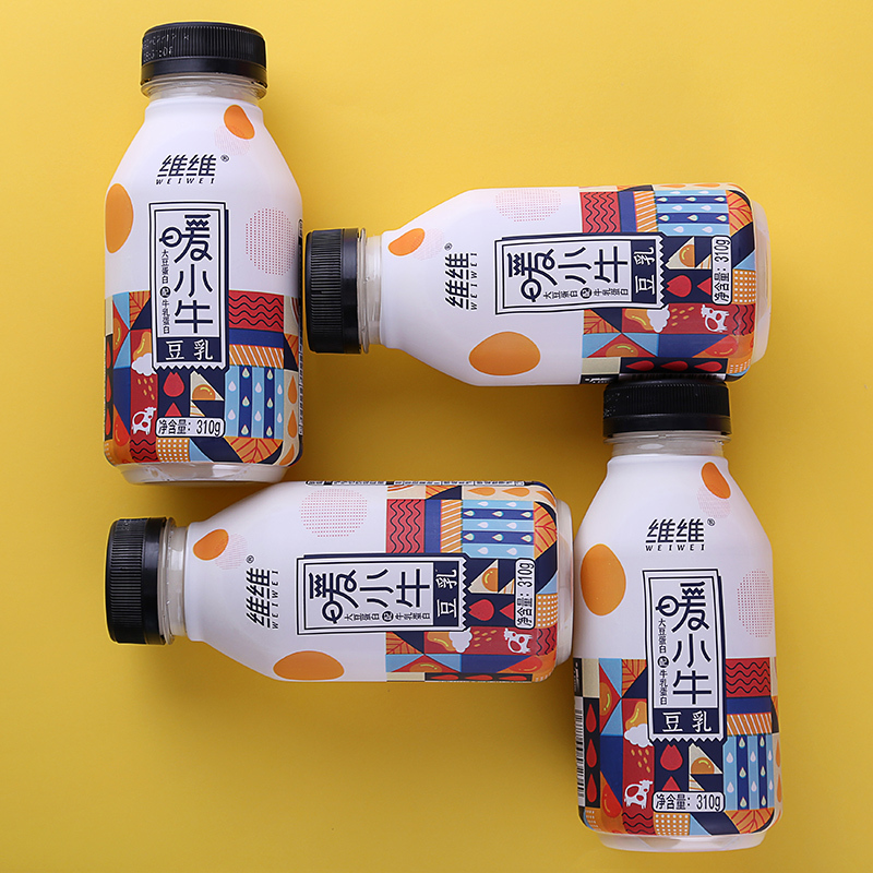 维维暖小牛醇香豆乳310g*24瓶*1箱