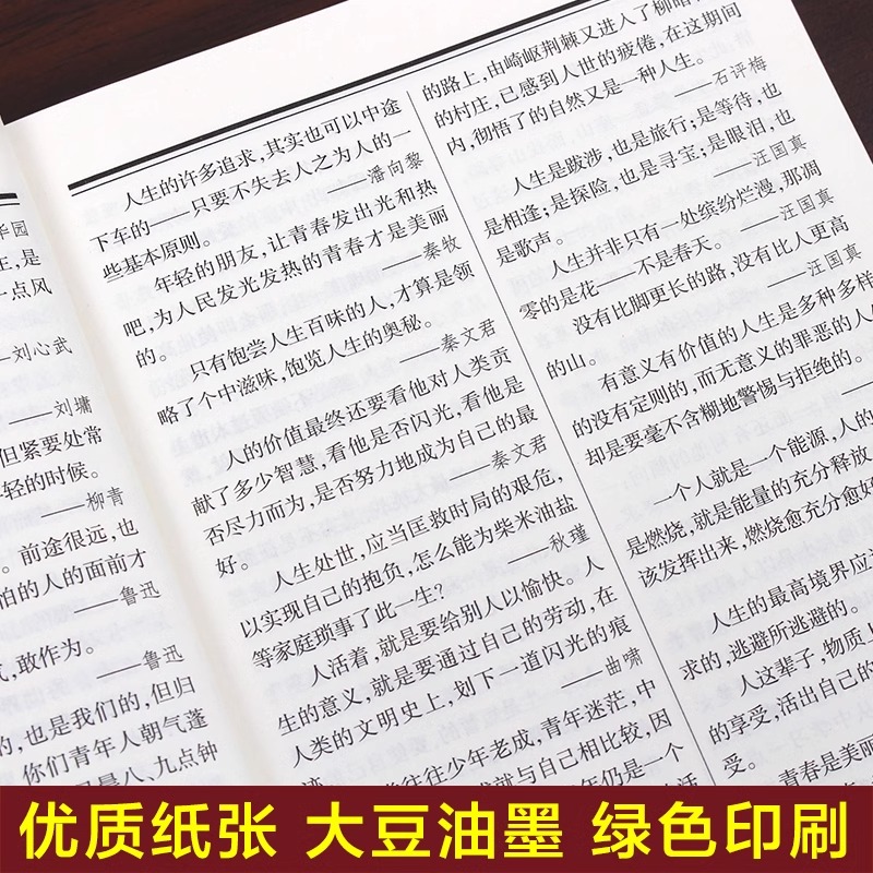 [抖音同款]名言佳句辞典 [正版]名言佳句辞典词典大全刘振远 初中高中生大学生课外阅读工具书高考名人名言书中华名言警句大高清大图