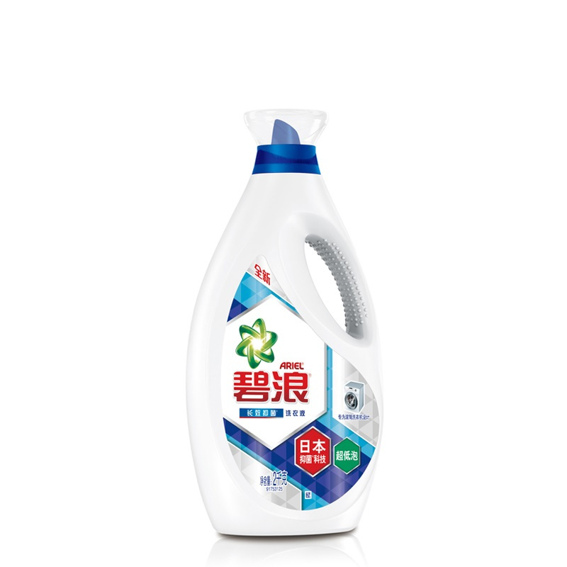 碧浪洗衣液日本抑菌科技超低泡2千克 6瓶/箱 单位:箱