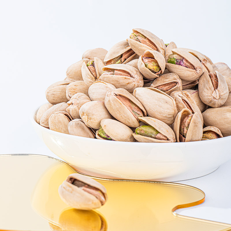 黄金果农开心果450g带壳原味开心果 450克 罐装 健康零食 大颗粒香脆美味高清大图