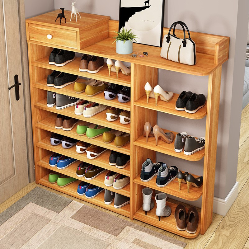 皇豹入户门家庭鞋柜防尘无门鞋架简易门口楼道进门一体靠墙多功能楼道