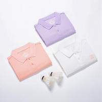 361°运动T恤女2022新款季常规休闲上衣翻领透气短袖