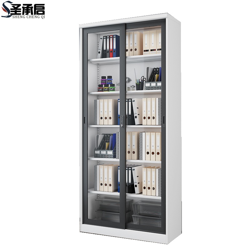 圣承启 钢制书柜 1m台高清大图
