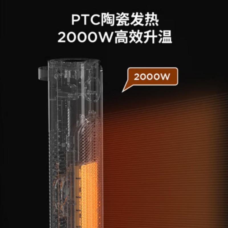 西屋(WESTINGHOUSE)取暖器家用暖风机大面积吹风立式电暖气 WTH-501高清大图