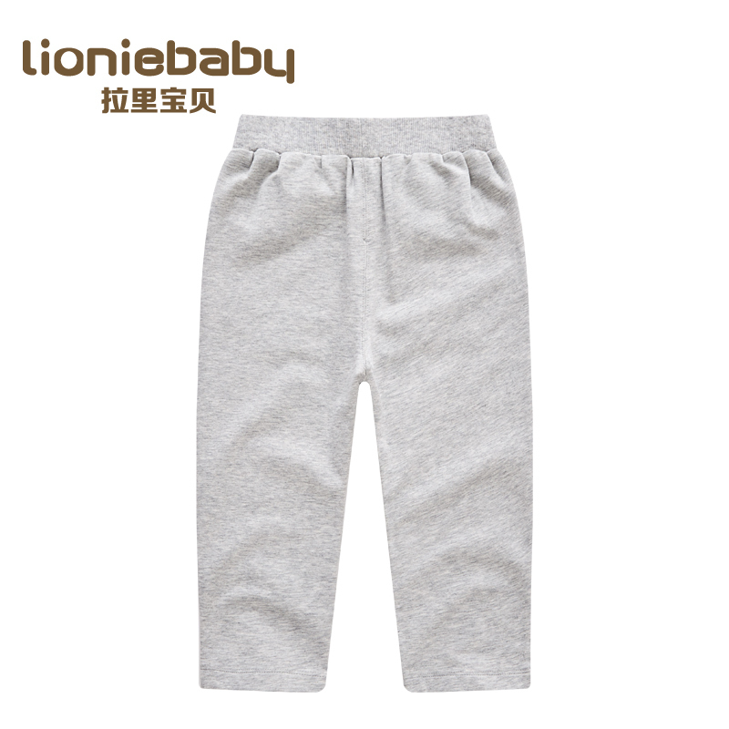 拉里宝贝Lioniebaby童装儿童裤子宝宝休闲运动针织长裤2020春装新款女童L01WK028