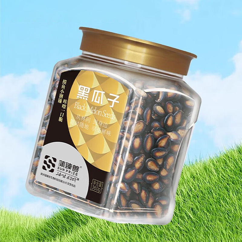 蒲臻善黑瓜子颗粒硕大风味干爽纯正酥脆日常解馋优选360g高清大图