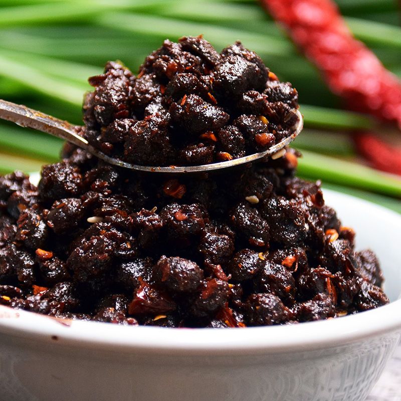 赛卡伊麻辣豆豉1斤四川农家特产香辣风味豆鼓酱贵州下饭菜拌面辣椒