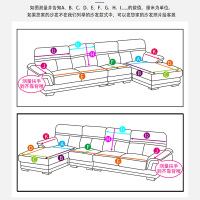 添福运 四季沙发垫套装防滑沙发坐垫子123组合春夏季雪尼尔沙发垫布艺简约北欧风夏天沙发套罩巾沙发贵妃支持定制飘窗垫