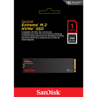 闪迪(SanDisk)2TB SSD固态硬盘 M.2接口PCIe4.0 2280(NVMe协议)至尊高速笔记本游戏固态硬盘