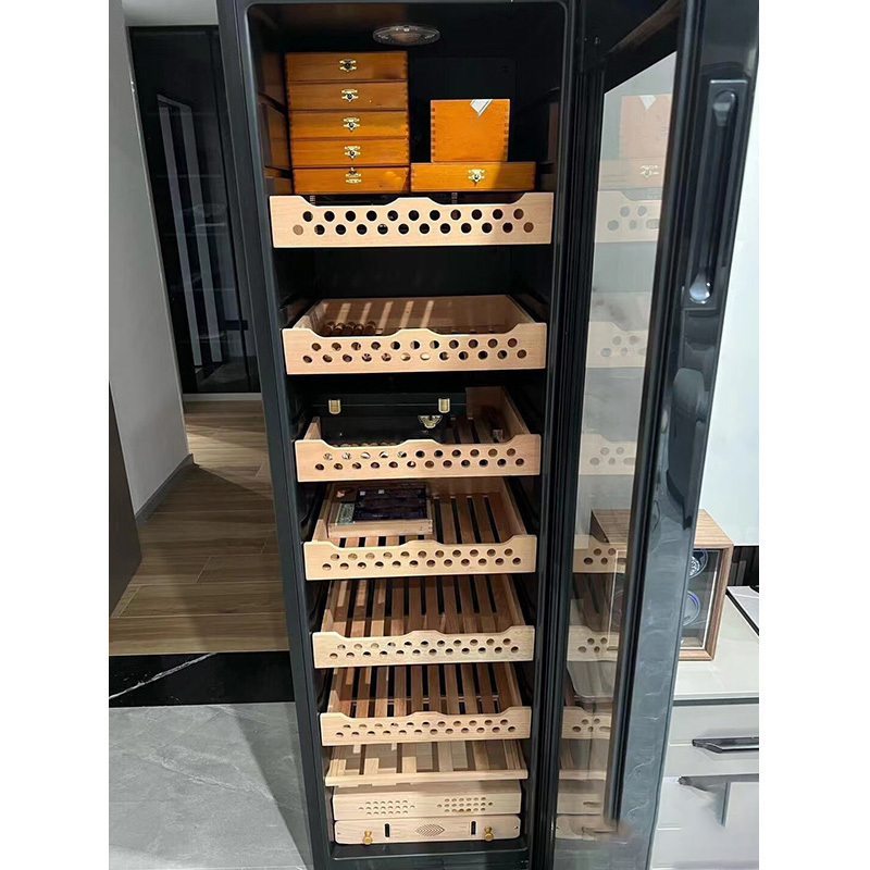 智能变频恒温雪茄柜视频