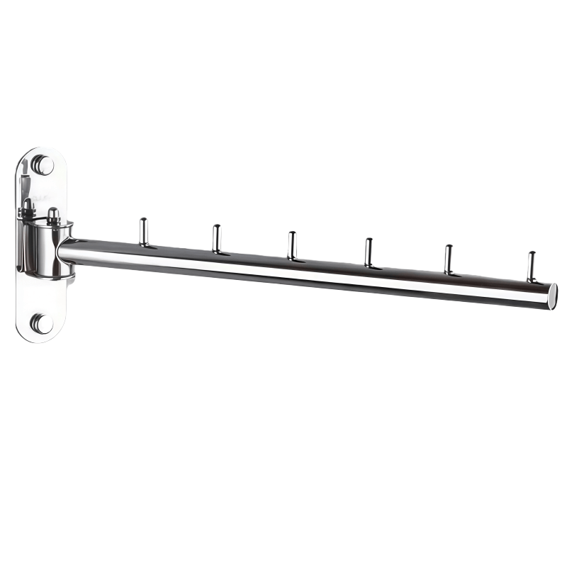 鑫木樽打孔挂衣杆 不锈钢个高清大图