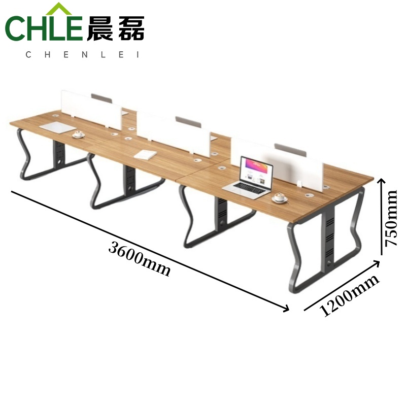 晨磊 屏风办公工位 六人位360*120*75cm 张高清大图