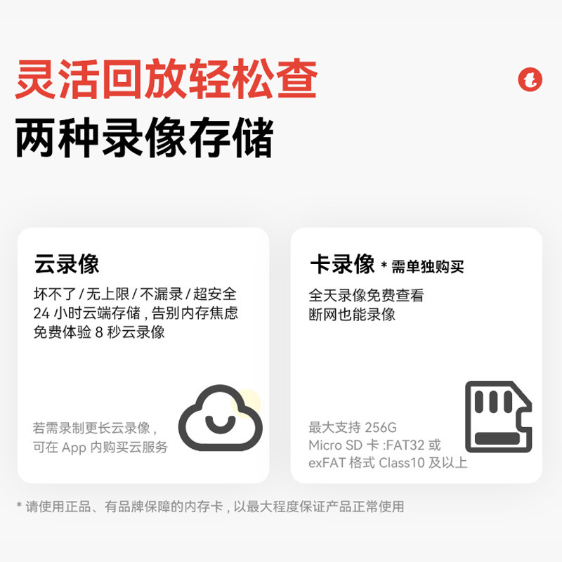 小豚当家智能摄像头2 32G内存卡 (支持鸿蒙智联) 全能AI百宝箱 挥手语音通话 AI人形/哭声/宠物/火焰检测功能
