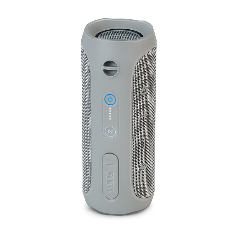 JBL Flip4 音乐万花筒4 蓝牙小音箱 音响 低音炮 防水设计 支持多台串联 便携迷你音响 音箱 磨砂灰