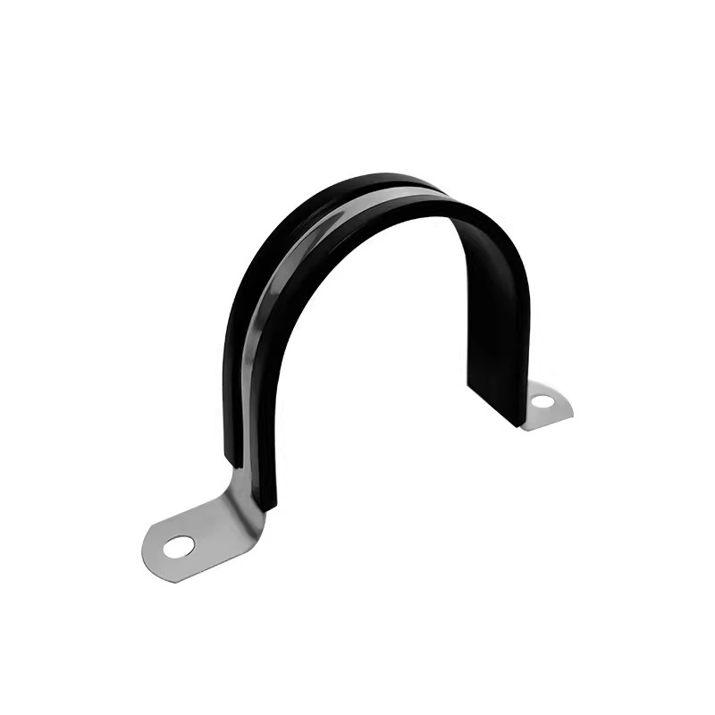 冰匠 304不锈钢管卡扣U型带连胶条骑马卡 单位：包高清大图