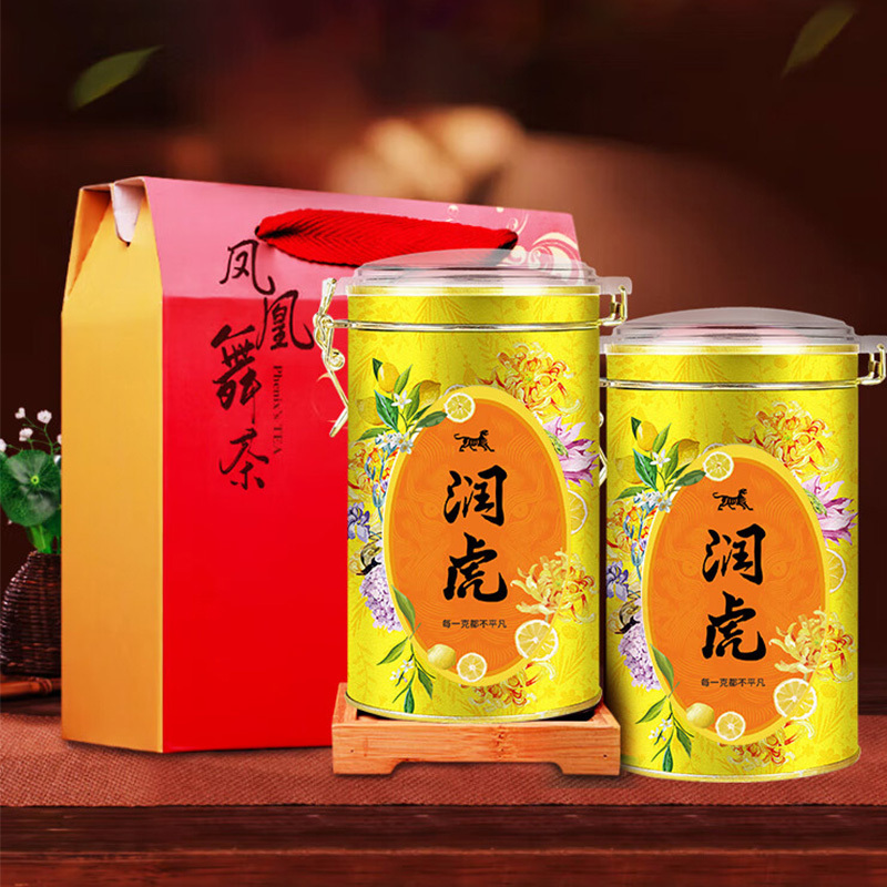 润虎茶叶红茶250g正山小种红茶叶凤舞小种礼袋装高清大图