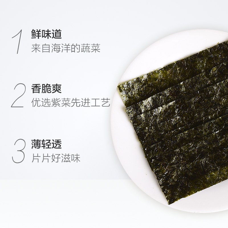波力 海苔(原味)36g高清大图