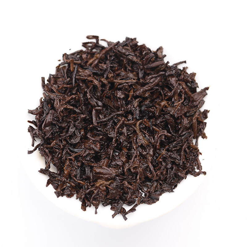 中茶七子饼茶臻品黄印茶饼熟茶357g饼